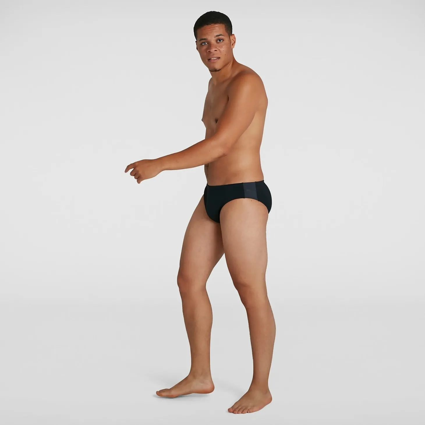 Men's Boom Logo Splice 7cm Trunks Black