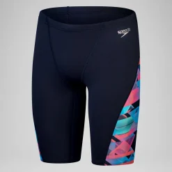 Men's Club Training Allover Digi V-Cut Jammer Navy/Red
