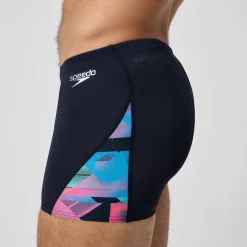 Men's Club Training Allover Digi V-Cut Aquashort Navy/Red