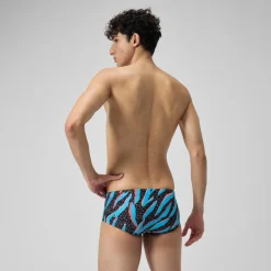 Men's Club Training 13.5cm Allover Brief Black/Blue
