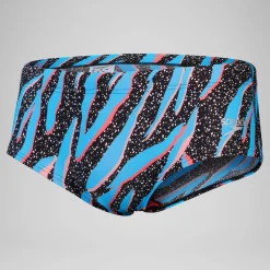 Men's Club Training 13.5cm Allover Brief Black/Blue