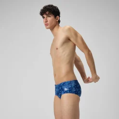 Men's Club Training 13.5cm Allover Brief Blue