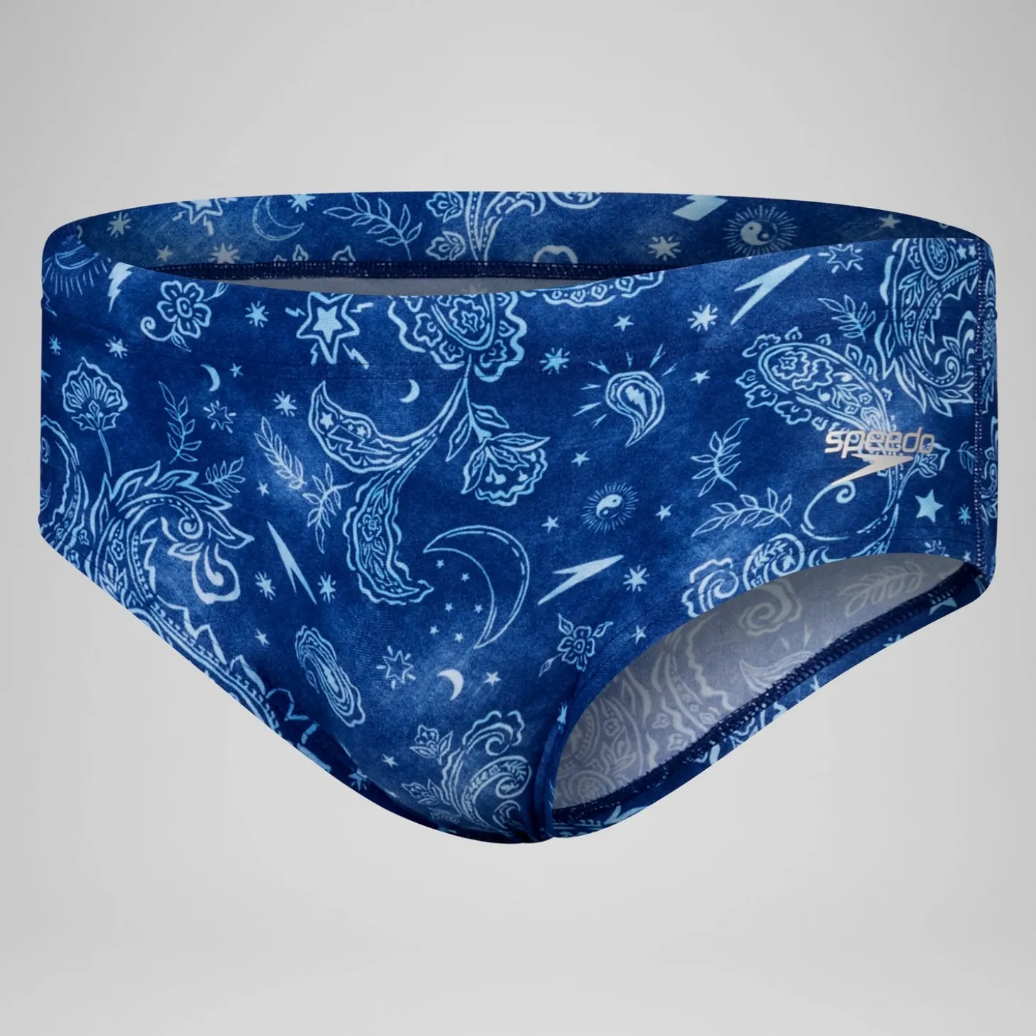 Men's Club Training 13.5cm Allover Brief Blue