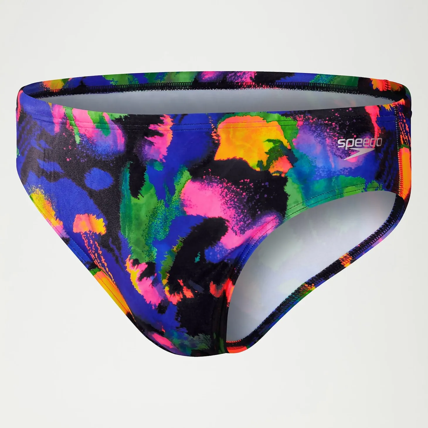 Men's Club Training 8cm Allover Digital Brief Black/Mango