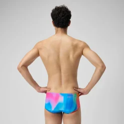 Men's Club Training 13.5cm Allover Brief Pink/Yellow