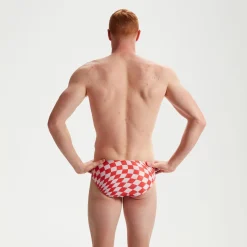 Men's Club Training 8cm Allover Digital Brief Pink/White
