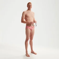 Men's Club Training 8cm Allover Digital Brief Pink/White