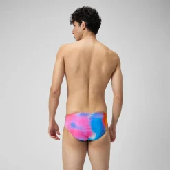 Men's Club Training 8cm Allover Digital Brief Pink/Yellow