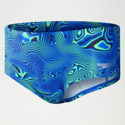 Men's Club Training 17cm Allover Digital Brief Navy/Blue