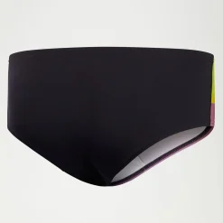 Men's 14cm Allover Digital Brief Black/Purple