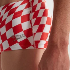 Mens 17cm Club Training Allover Digital Brief Pink/White