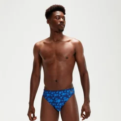 Men's 5cm Club Training Bondi Blossom Brief Blue