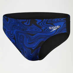 Men's 7cm Club Training Brief Black/Blue