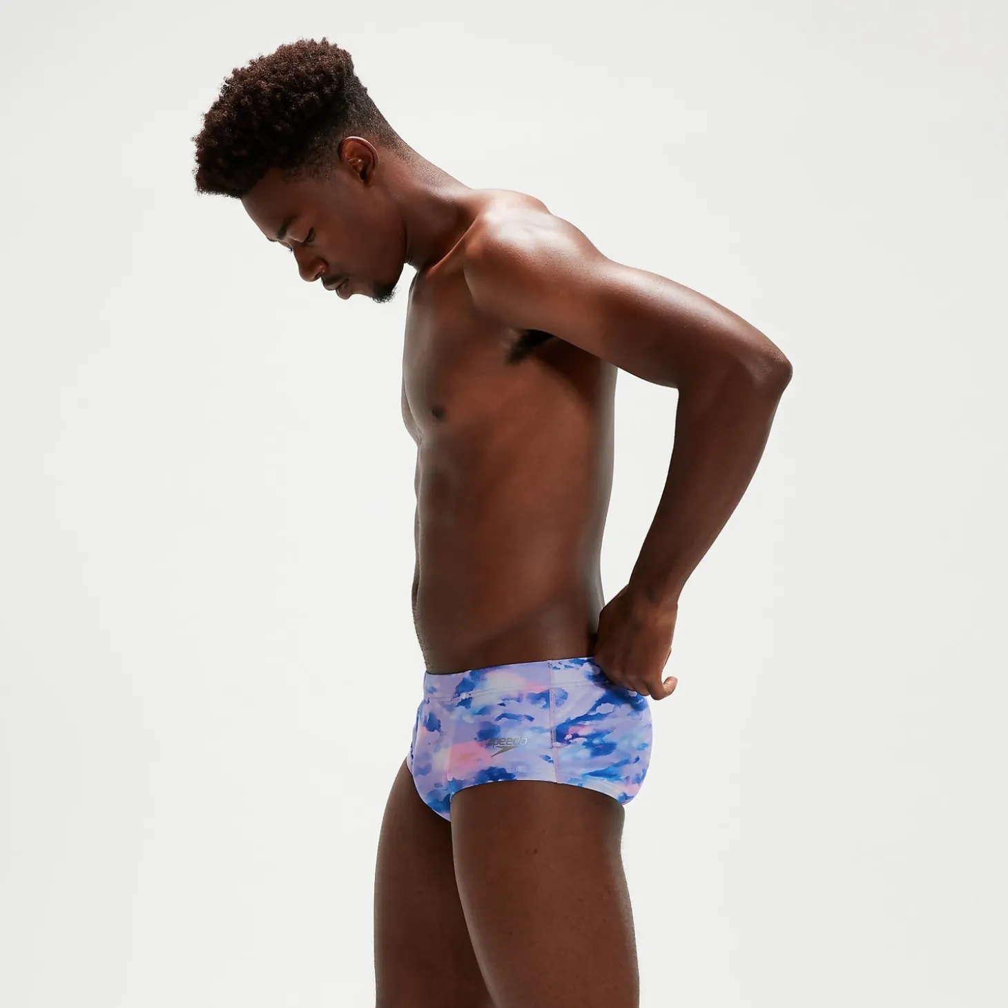 Men's 13.5cm Club Training Clearwater Dawn Brief Lilac
