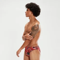 Men's 5cm Escape Brief Oxblood/Coral