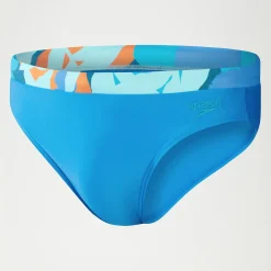 Men's 7cm Logo Brief Blue
