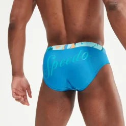 Men's 7cm Logo Brief Blue