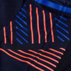 Men's 7cm Tech Panel Brief Blue/Orange