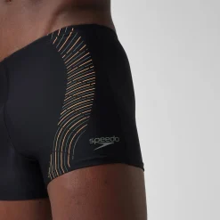 Men's Duo Logo Print Aquashort Black/Green