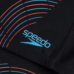 Men's Duo Logo Print Jammer Black/Blue