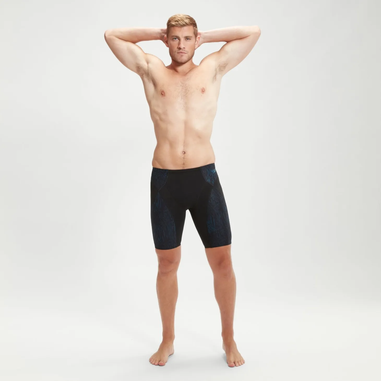 Men's Endurance+ Max Compression Jammer Black/Teal