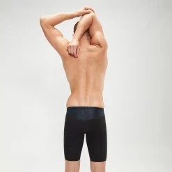 Men's Endurance+ Max Compression Jammer Black/Teal
