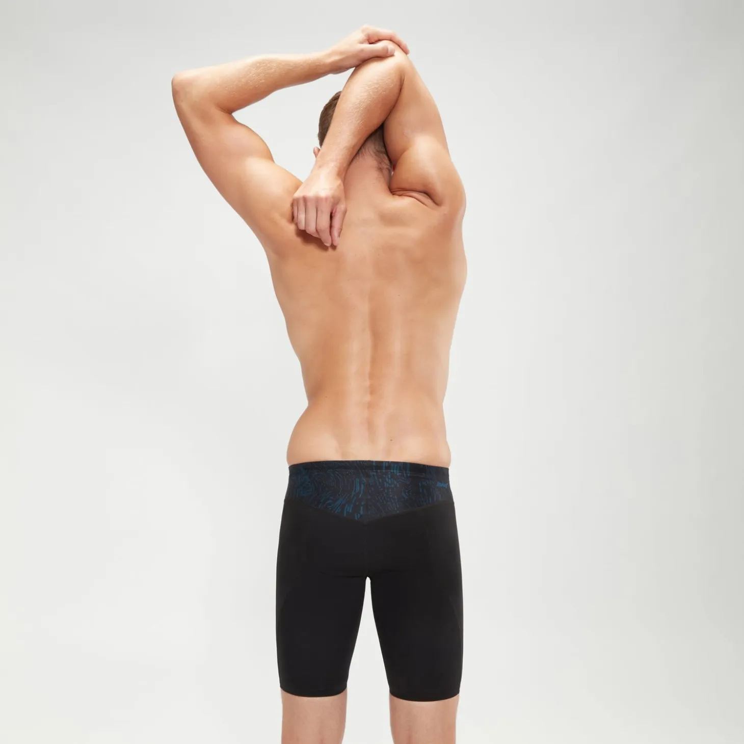 Men's Endurance+ Max Compression Jammer Black/Teal