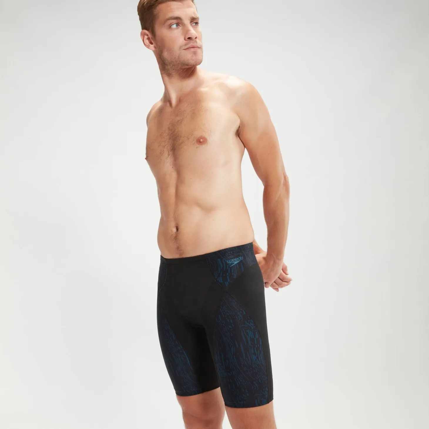 Men's Endurance+ Max Compression Jammer Black/Teal