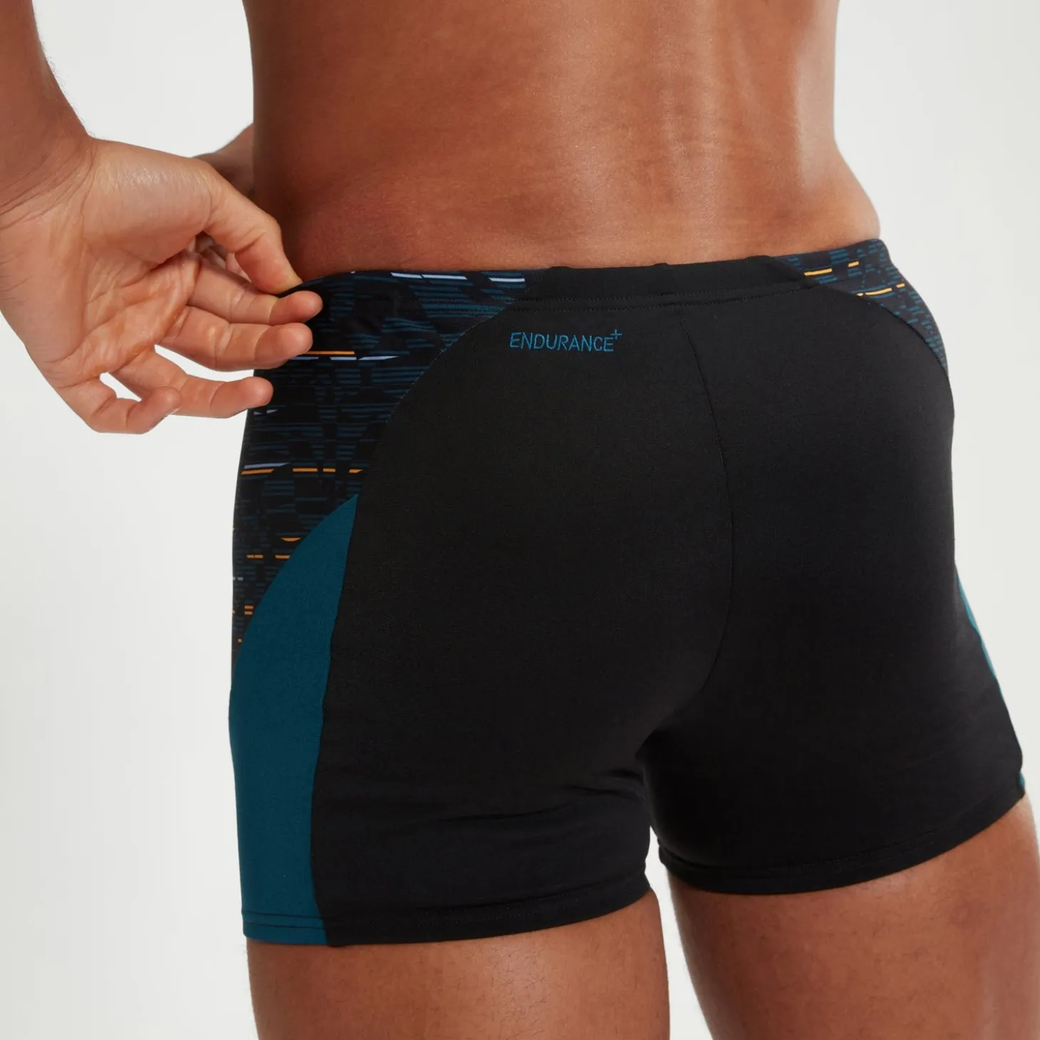 Men's Endurance+ Max Splice Aquashort Black/Teal
