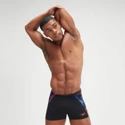 Men's Endurance+ Splice Aquashort Black/Orange