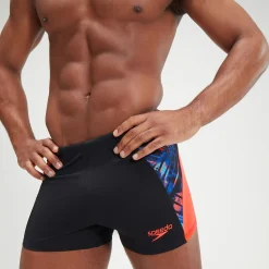 Men's Endurance+ Splice Aquashort Black/Orange