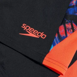 Men's Endurance+ Splice Aquashort Black/Orange
