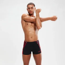 Men's Endurance+ Splice Aquashorts Black/Red
