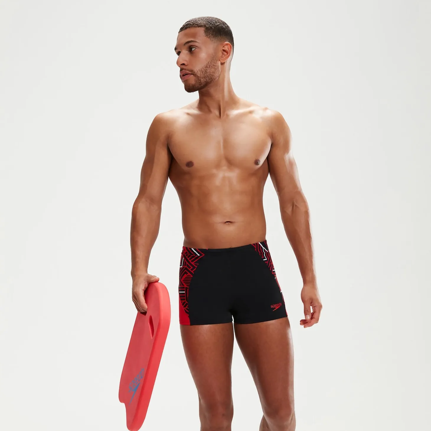 Men's Endurance+ Splice Aquashorts Black/Red