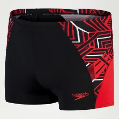 Men's Endurance+ Splice Aquashorts Black/Red
