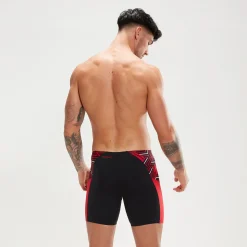 Men's Endurance+ Splice Mid Jammer Black/Red
