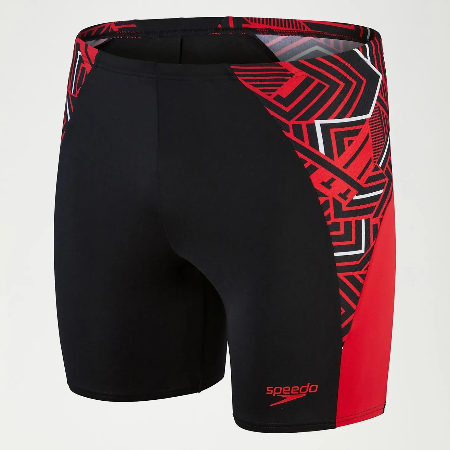 Men's Endurance+ Splice Mid Jammer Black/Red
