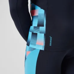 Men's Endurance+ Splice Rash Top Navy/Blue