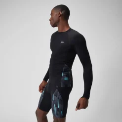 Men's Endurance+ Splice Rash Top Black/Grey