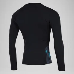 Men's Endurance+ Splice Rash Top Black/Grey