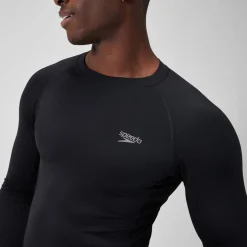 Men's Endurance+ Splice Rash Top Black/Grey