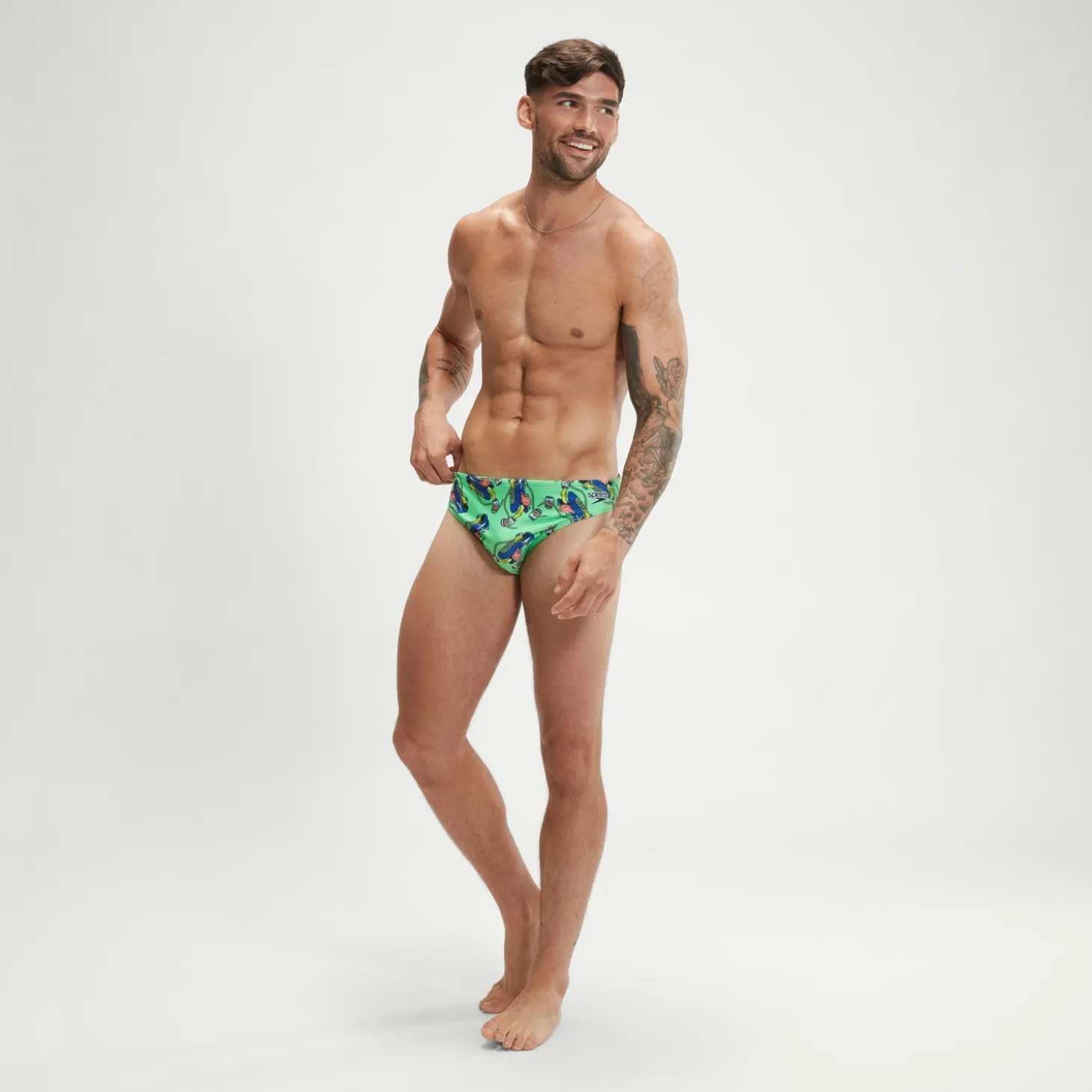 Men's Escape 5cm Brief Green