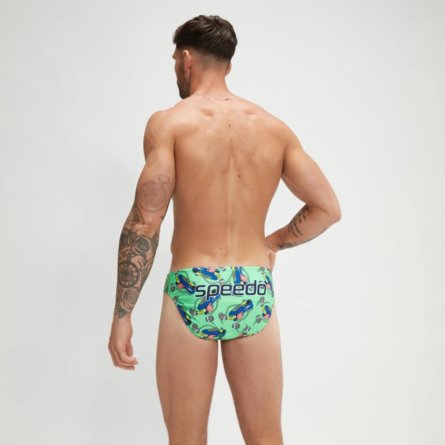 Men's Escape 5cm Brief Green