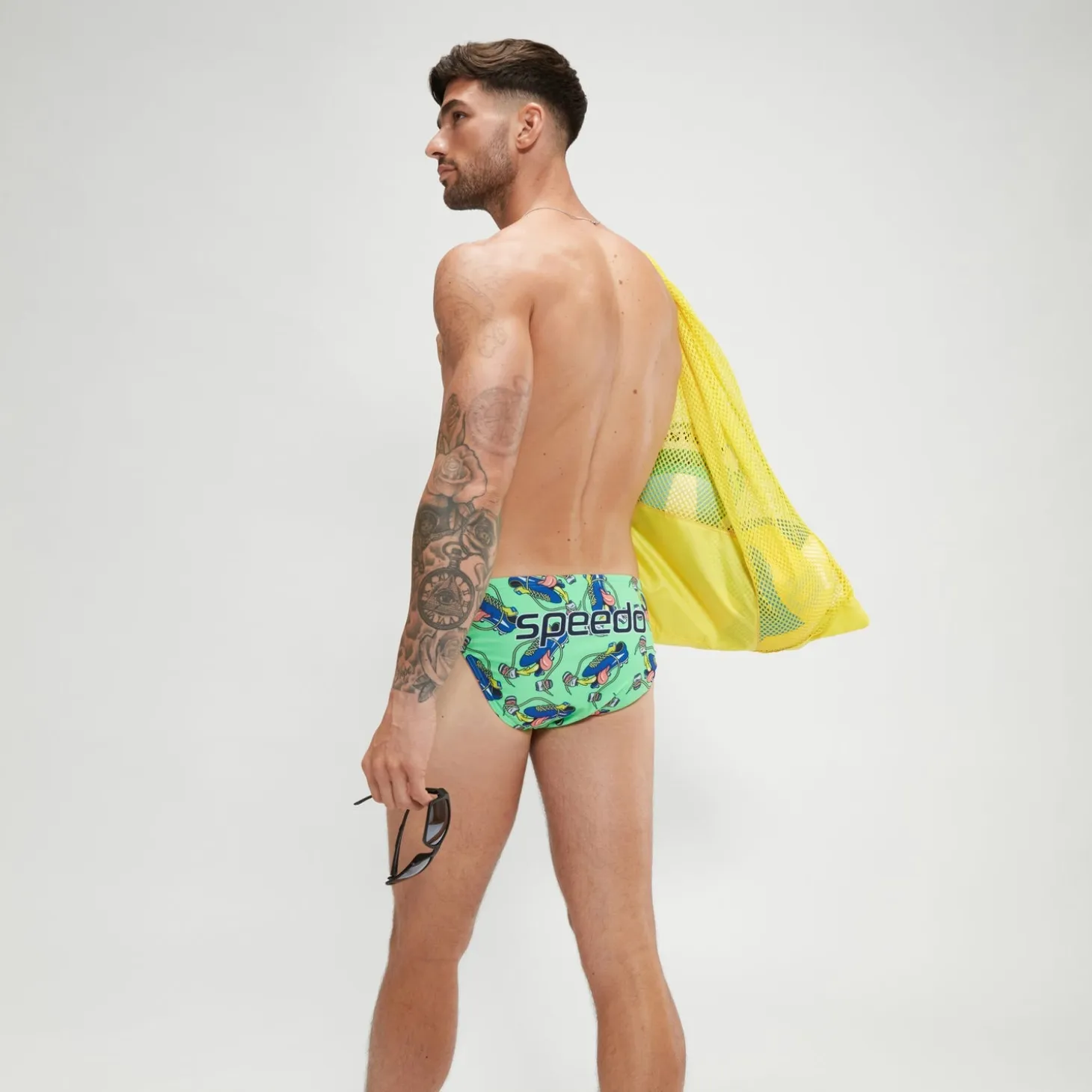 Men's Escape 5cm Brief Green