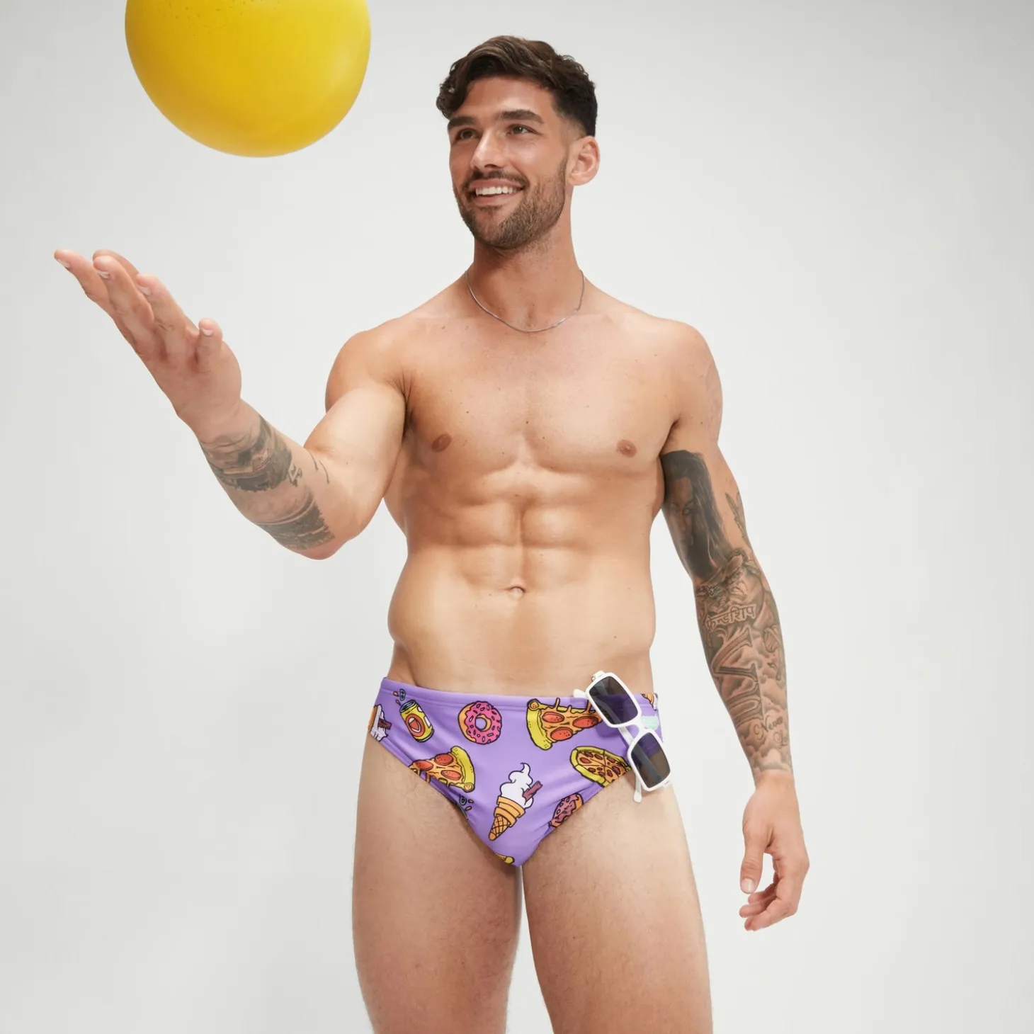 Men's Escape 5cm Brief Purple