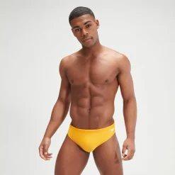 Men's Escape 5cm Brief White/Yellow