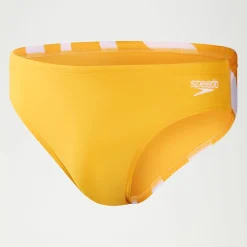Men's Escape 5cm Brief White/Yellow