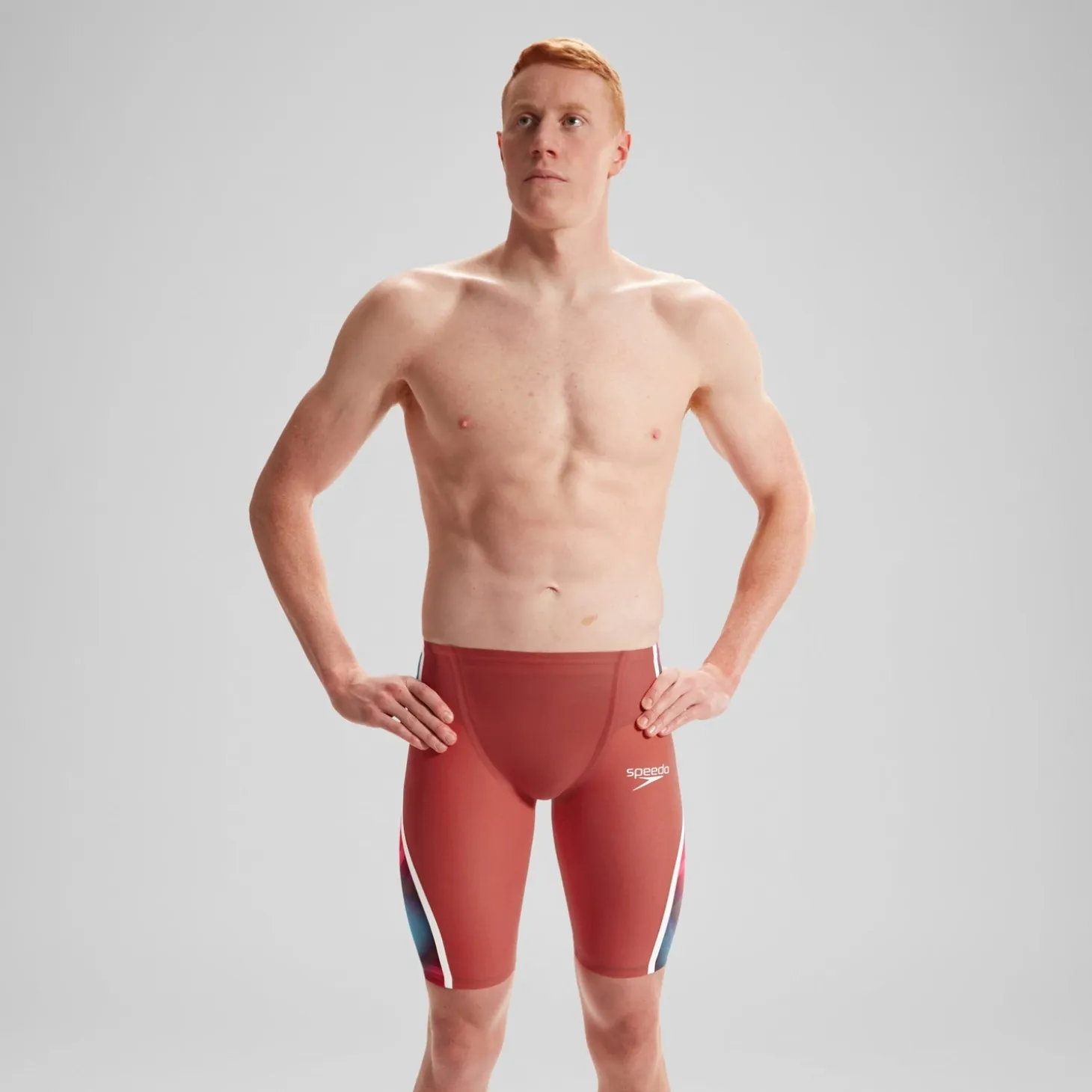 Men's Fastskin LZR Pure Intent 2.0 High Waist Jammer Red/Blue