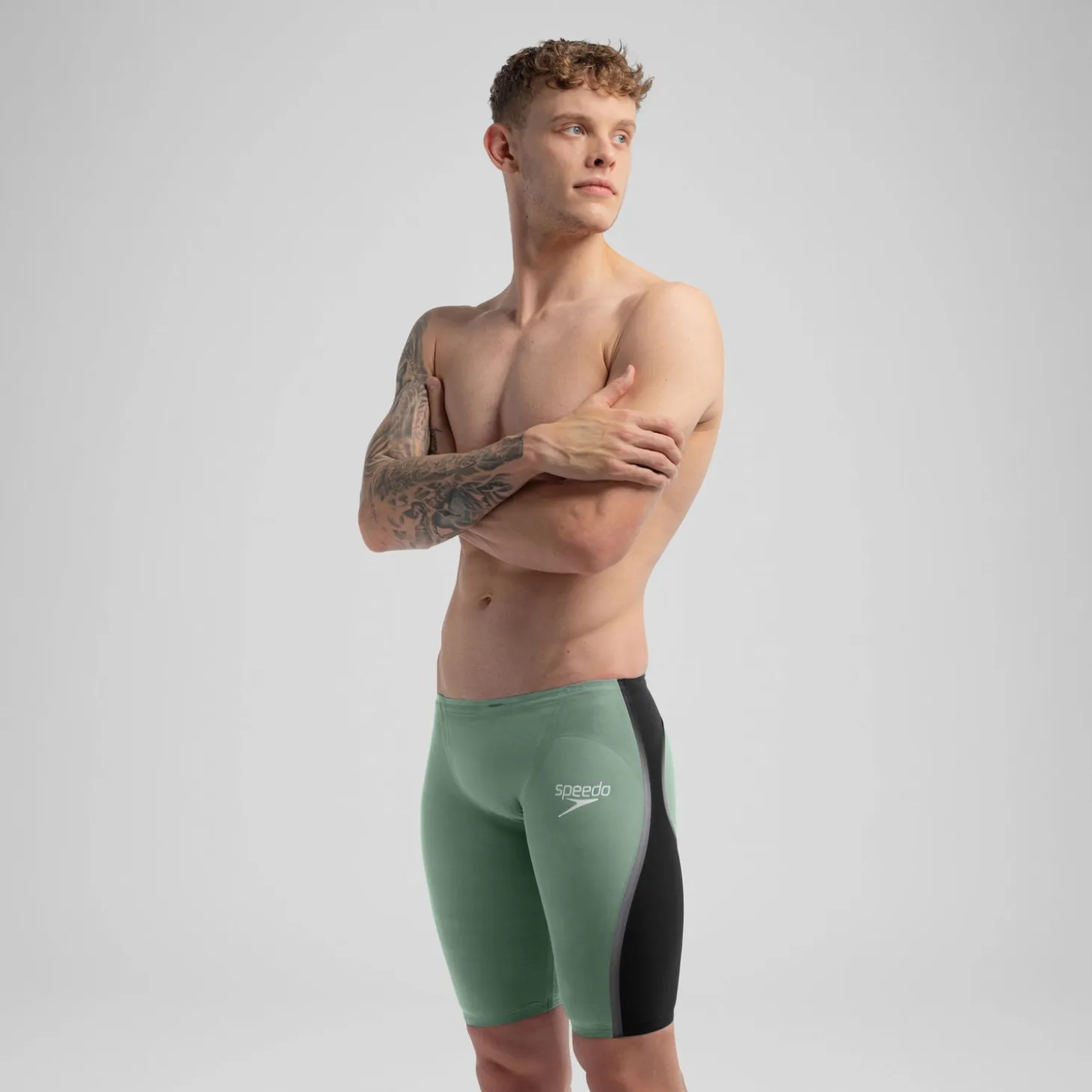 Men's Fastskin LZR Pure Intent 2.0 Jammer Green/Black