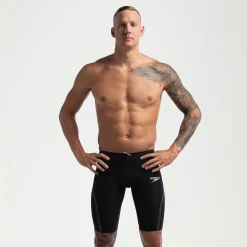 Men's Fastskin LZR Pure Intent 2.0 Backstroke Edition High Waist Jammer Black/Iridescent